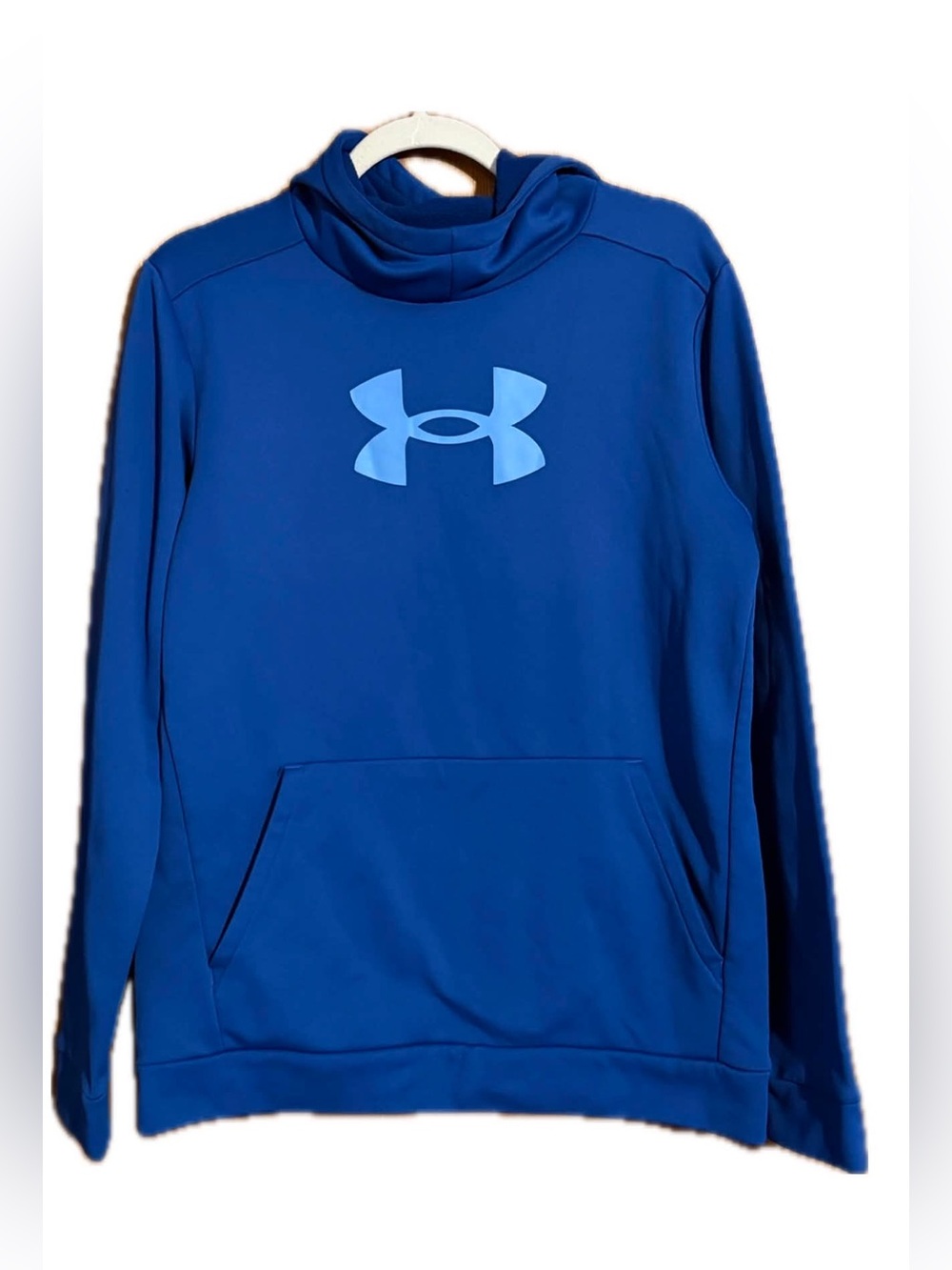 Under Armour Kid’s Royal Blue Crewneck Pullover with Chest Logo